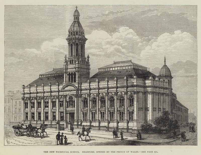 Galler Prensi tarafından açılan Yeni Teknik Okulu, Bradford by Frank Watkins