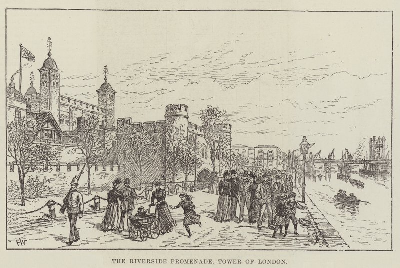 Riverside Promenade, Londra Kulesi by Frank Watkins