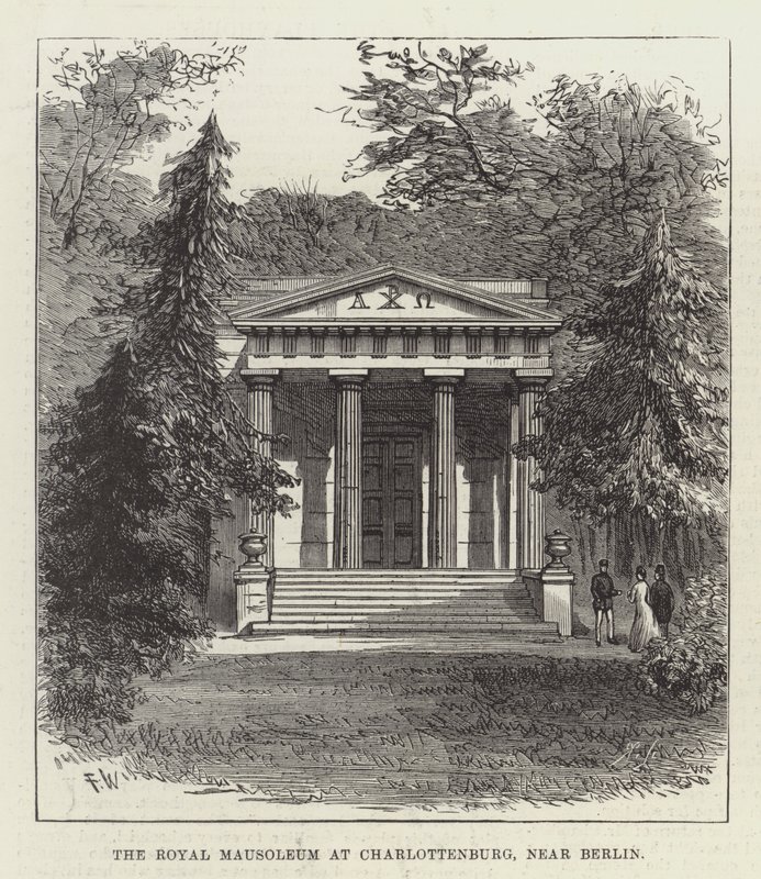 Berlin yakınlarındaki Charlottenburg'daki Kraliyet Mozolesi by Frank Watkins