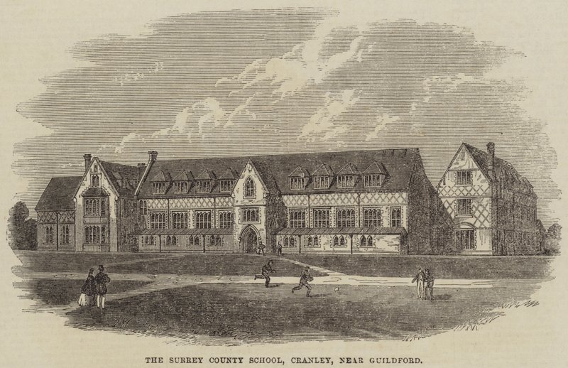 Guildford yakınlarındaki Surrey İlçe Okulu, Cranley, by Frank Watkins