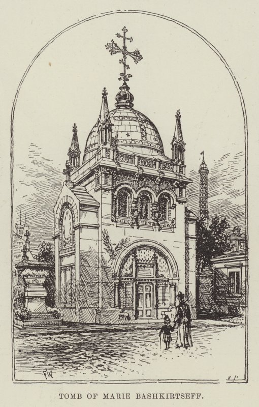 Marie Bashkirtseff'in Mezarı by Frank Watkins