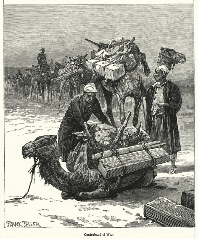 Savaş Kaçakçılığı (gravür) by Frank (after) Feller