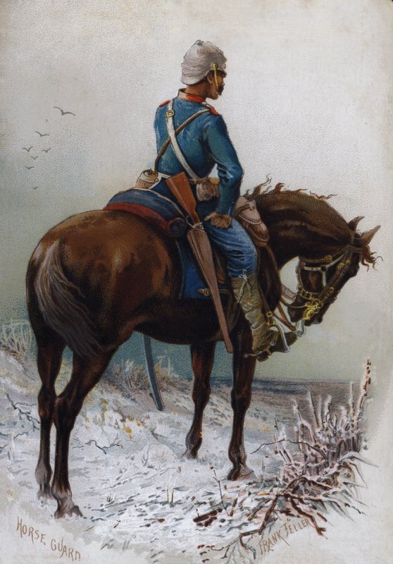 At Muhafızları (renkli taş) by Frank (after) Feller