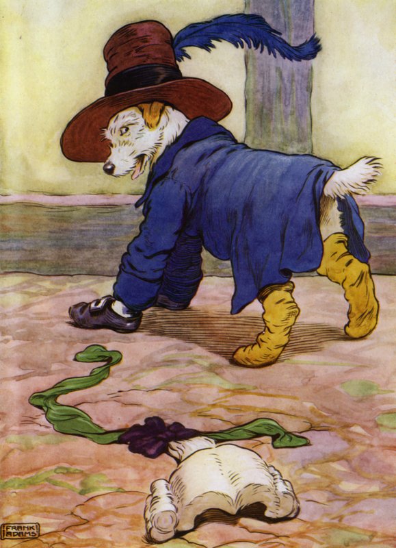 Yaşlı Anne Hubbard için çizim (renkli taş) by Frank Adams