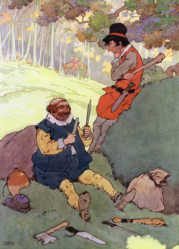 Ormandaki Bebekler için İllüstrasyon (renkli taş) by Frank Adams