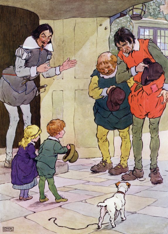 Ormandaki Bebekler için İllüstrasyon (renkli taş) by Frank Adams