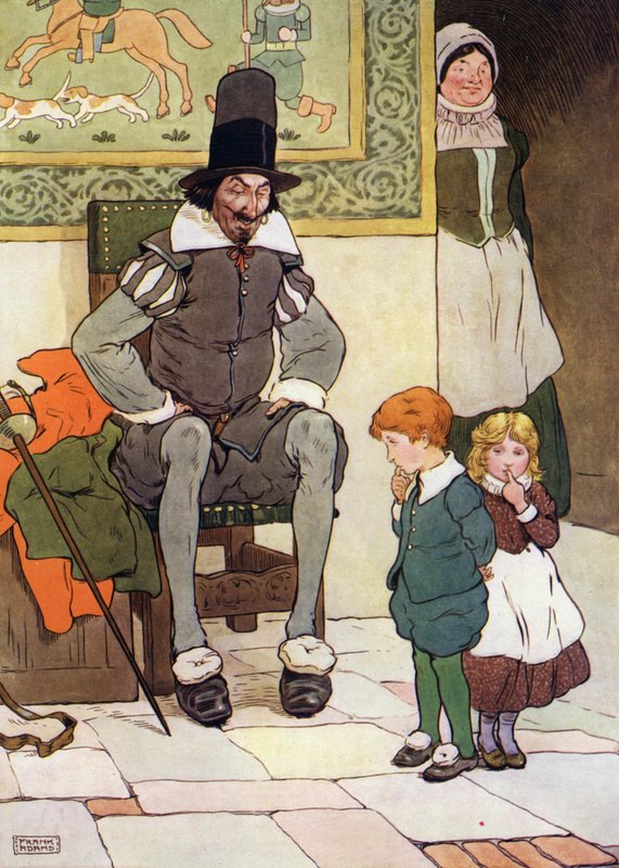 Ormandaki Bebekler için İllüstrasyon (renkli taş) by Frank Adams