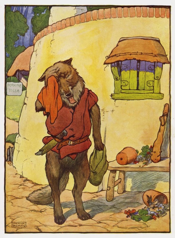 Üç Küçük Domuz için İllüstrasyon by Frank Adams