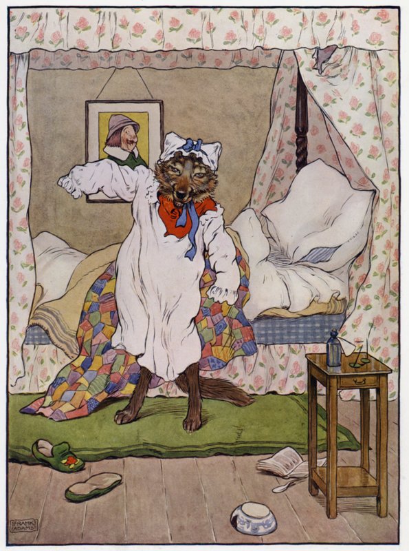 Kırmızı Başlıklı Kız (renkli taş) by Frank Adams