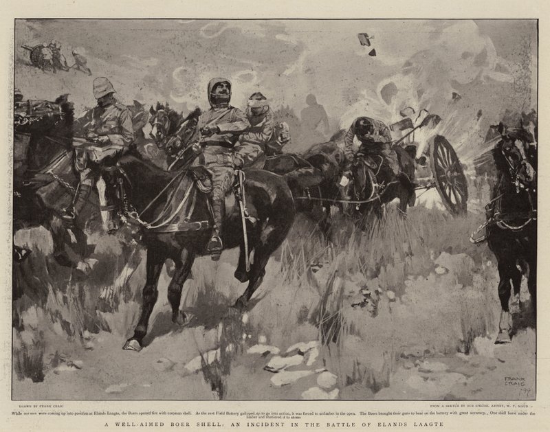 İyi Amaçlı Bir Boer Kabuğu, Elands Laagte Savaşı