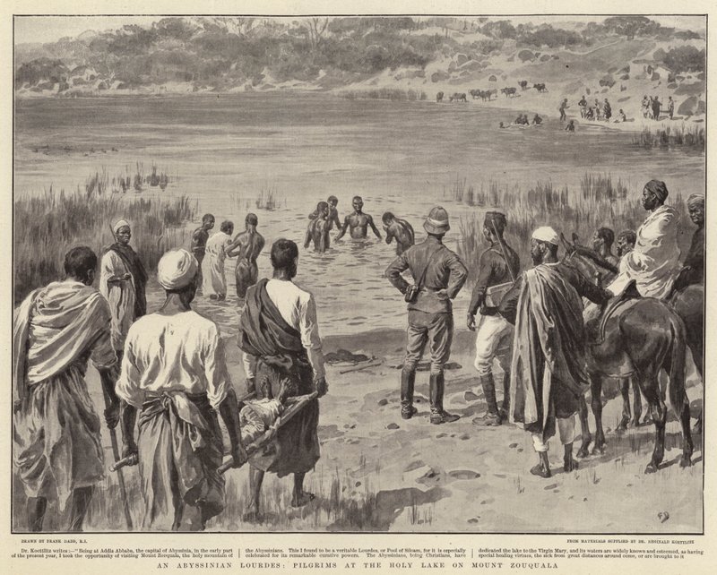 Bir Habeş Lourdes, Hacılar, Zouquala Dağı