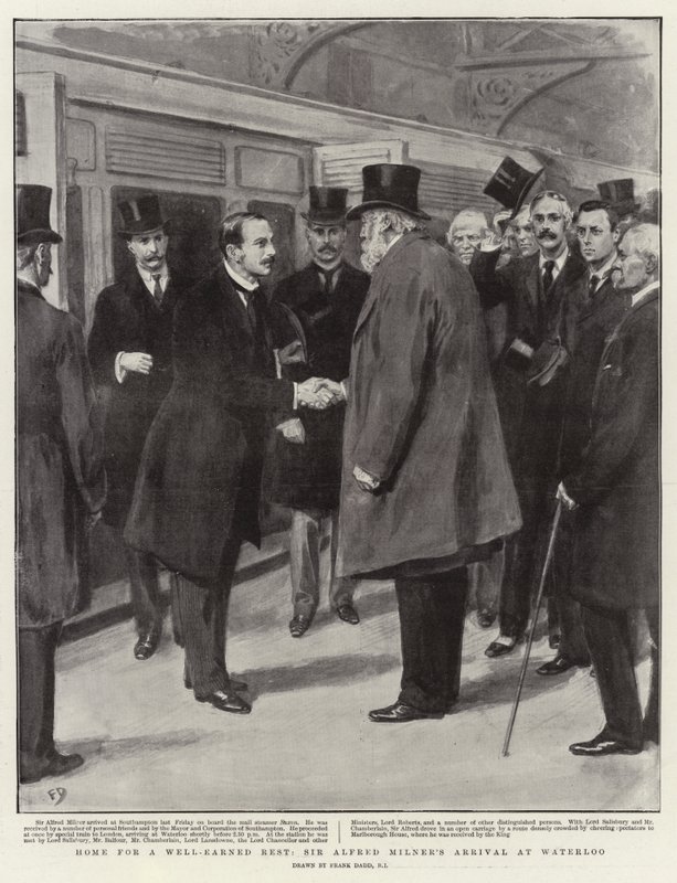 Hak Edilmiş Bir Dinlenme Evi, Sir Alfred Milner