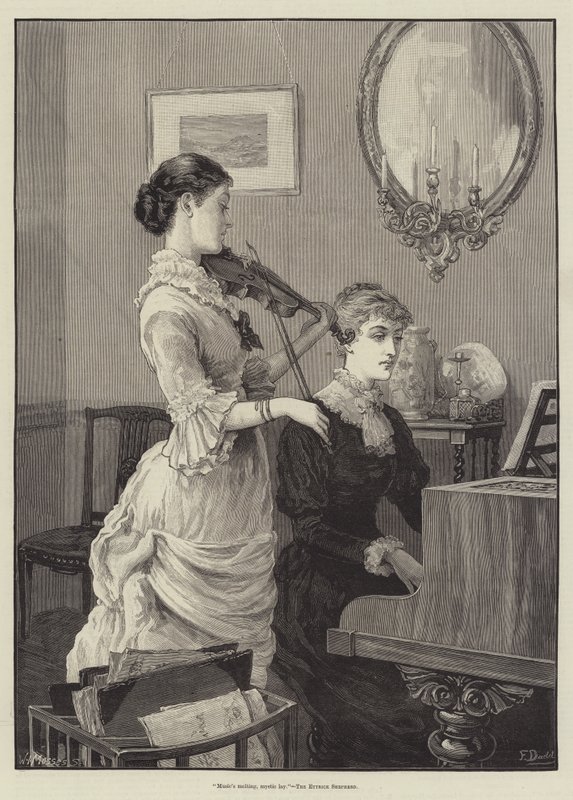 Müzik eriyor, mistik yatıyor, Ettrick Shepherd by Frank Dadd