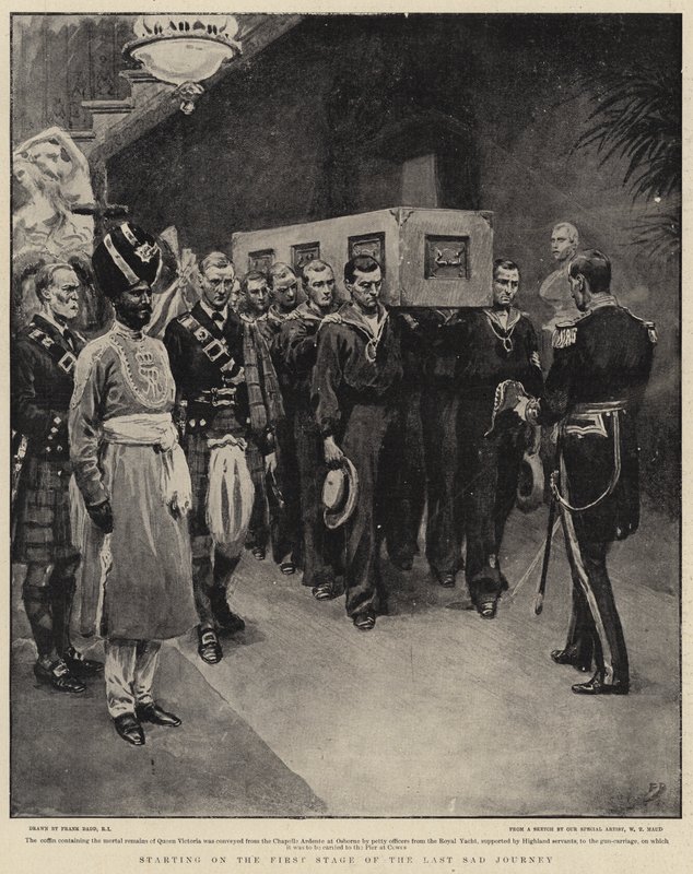 Son Üzücü Yolculuğun İlk Aşamasında Başlarken by Frank Dadd