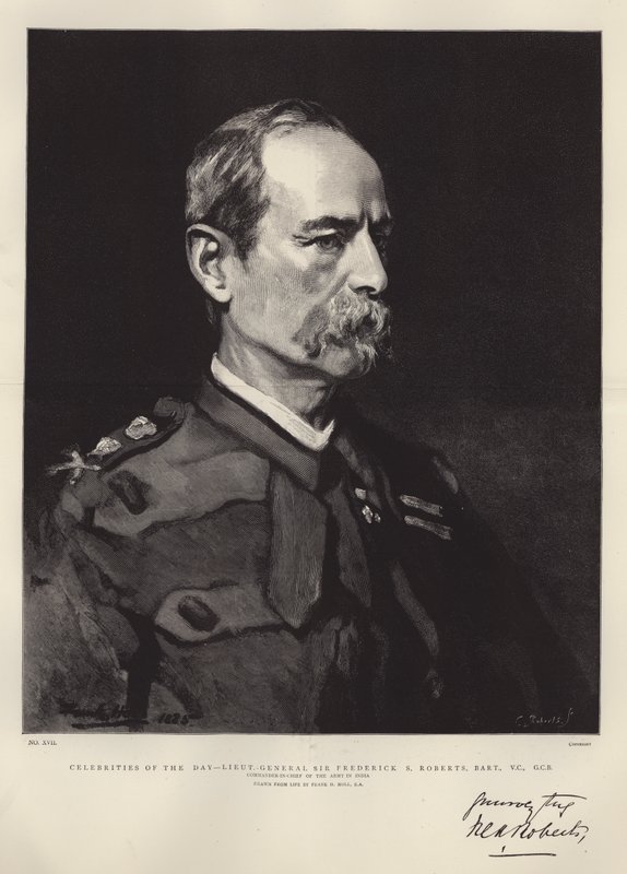 Günün Ünlüleri, Korgeneral Sir Frederick S Roberts, Baronet, VC, GCB by Frank Holl