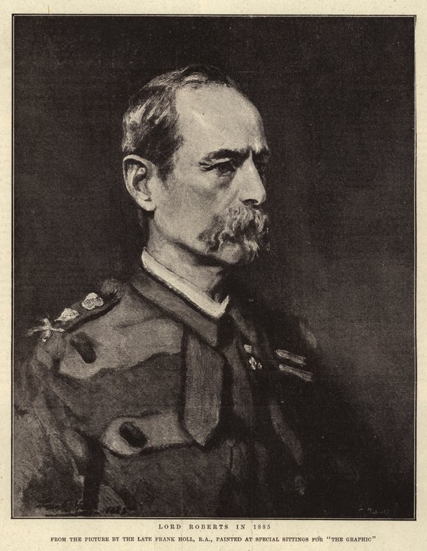1885 yılında Lord Roberts by Frank Holl