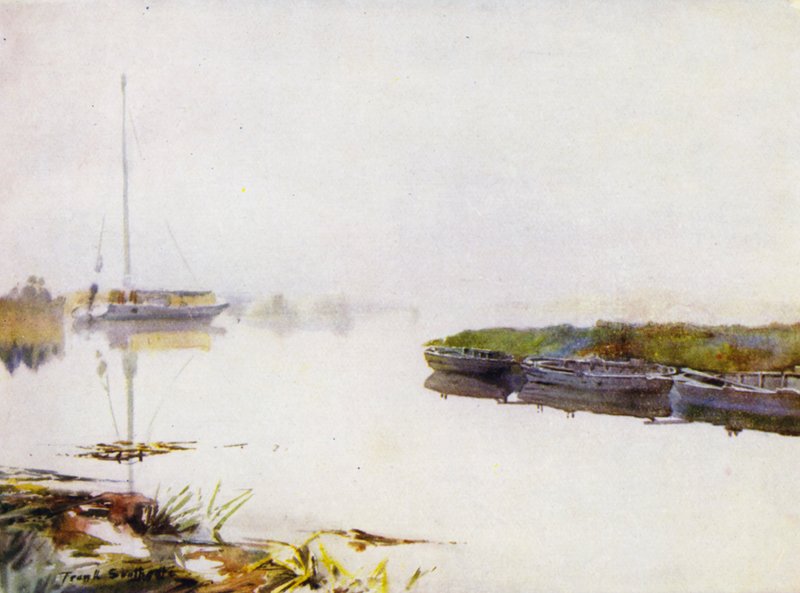Norfolk Broads: Bir Sonbahar Günü by Frank Southgate