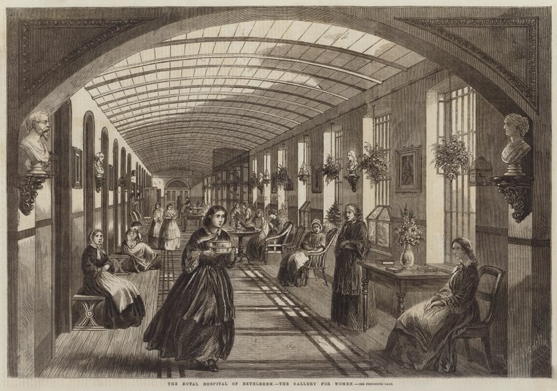 Bethlehem Kraliyet Hastanesi, Kadın Galerisi by Frank Vizetelly