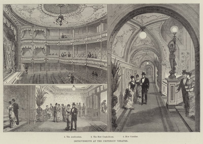 Criterion Theatre'daki İyileştirmeler by Frank Watkins