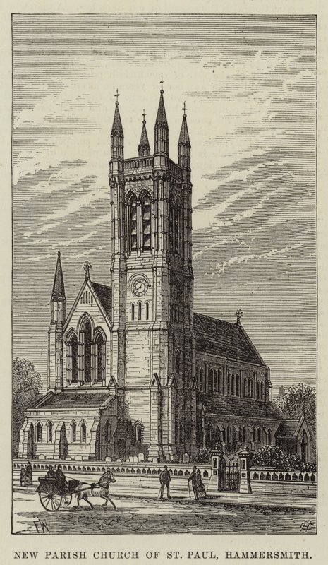 St Paul, Hammersmith Yeni Parish Kilisesi by Frank Watkins