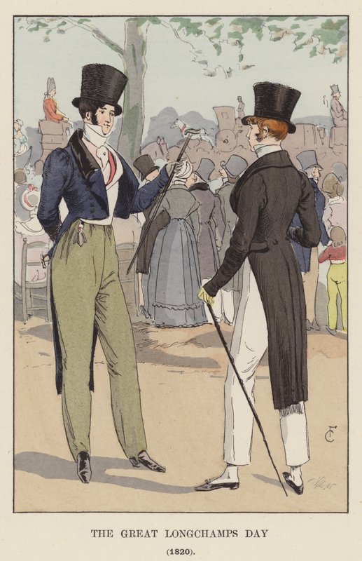 Büyük Longchamps Günü, 1820 by François Courboin