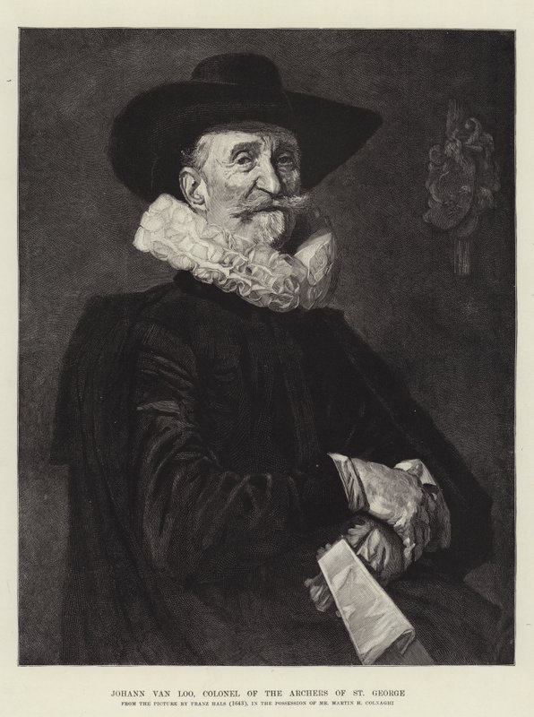 Johann van Loo, St George Okçuları Albay by Frans Hals