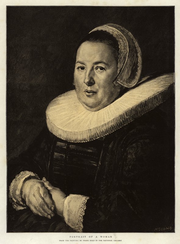 Bir Kadının Portresi by Frans Hals