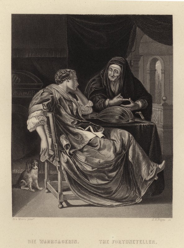 Falcı by Frans van Mieris
