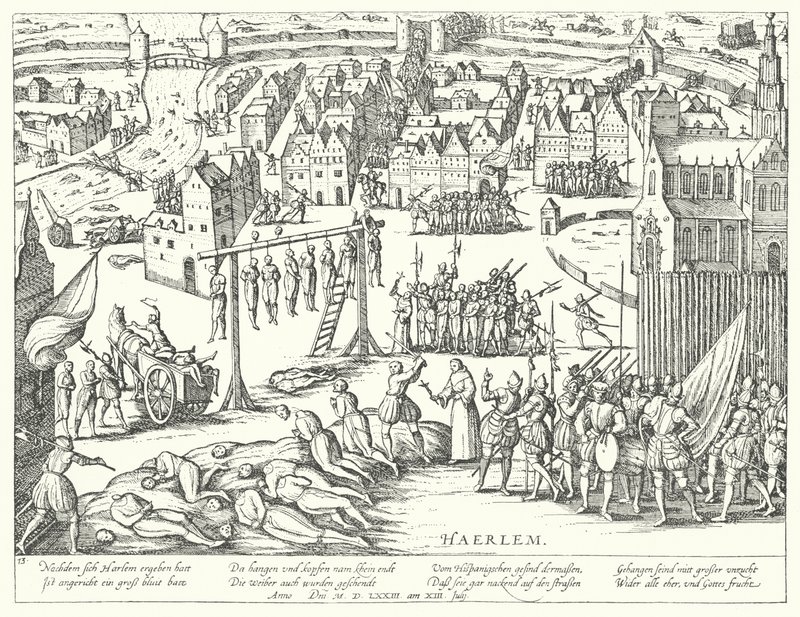 İspanyollar tarafından Haarlem, Hollanda