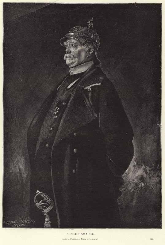 Otto von BIsmarck  by Franz Seraph von Lenbach