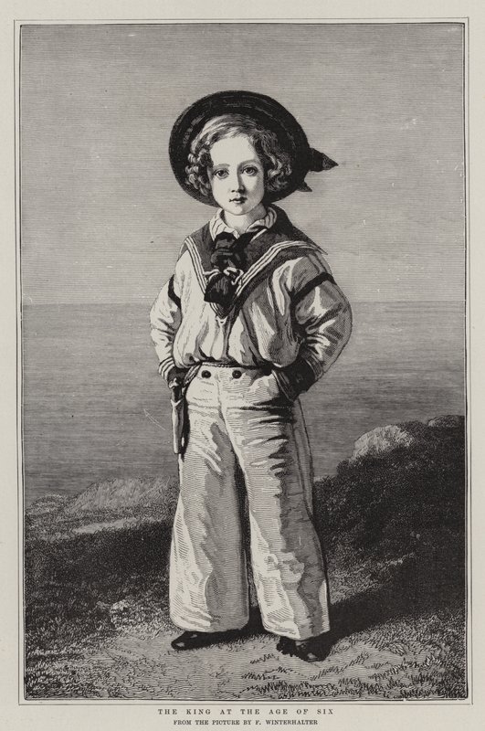 Kral altı yaşında by Franz Xaver Winterhalter
