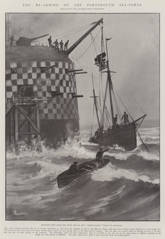 Portsmouth Deniz Kalelerinin Yeniden Silahlandırılması by Fred T. Jane