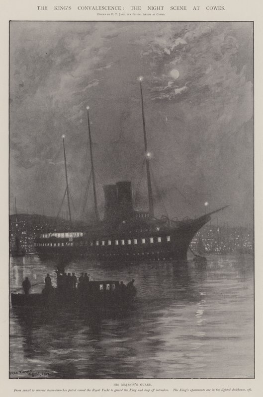 Kralın Nekahat Dönemi, Cowes