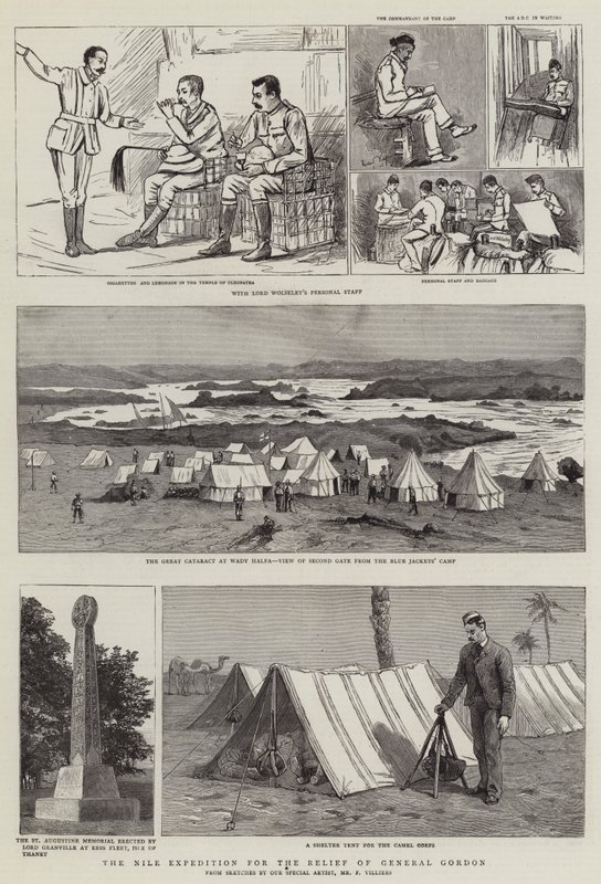 General Gordon'a Yardım İçin Nil Seferi by Frederic Villiers