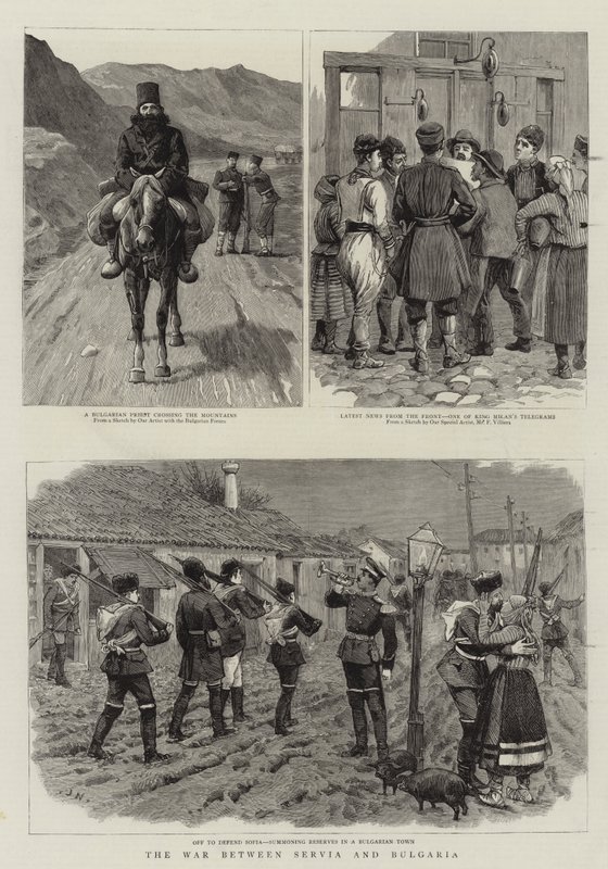 Sırbistan-Bulgaristan Savaşı by Frederic Villiers