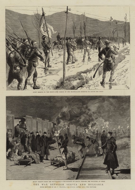 Sırbistan-Bulgaristan Savaşı by Frederic Villiers