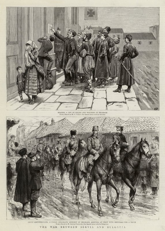 Sırbistan-Bulgaristan Savaşı by Frederic Villiers