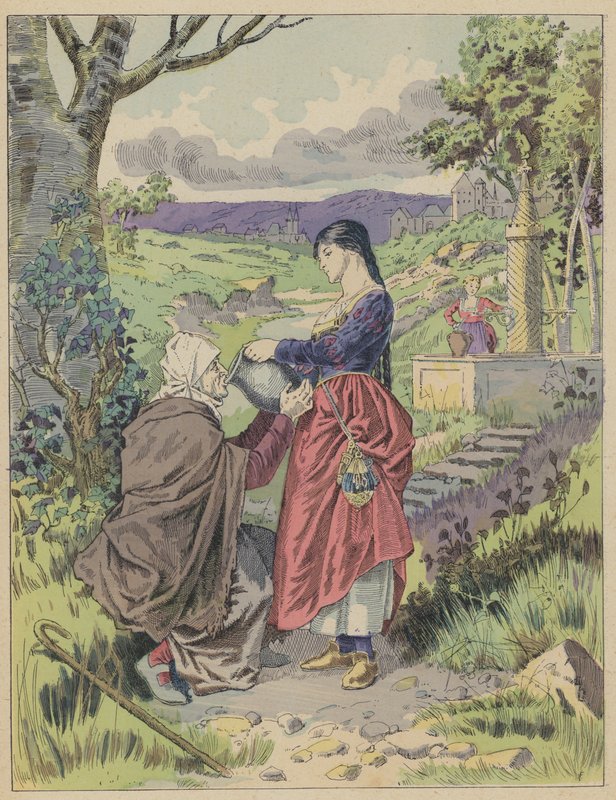 Les Fees, Periler (renkli taş) by Frederic Theodore (after) Lix