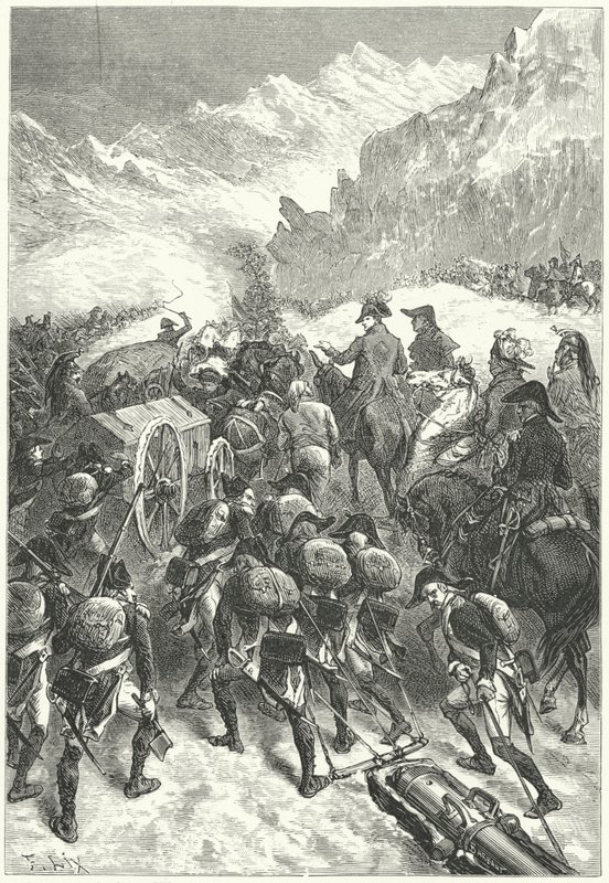 Napolyon ordusunu Alpler