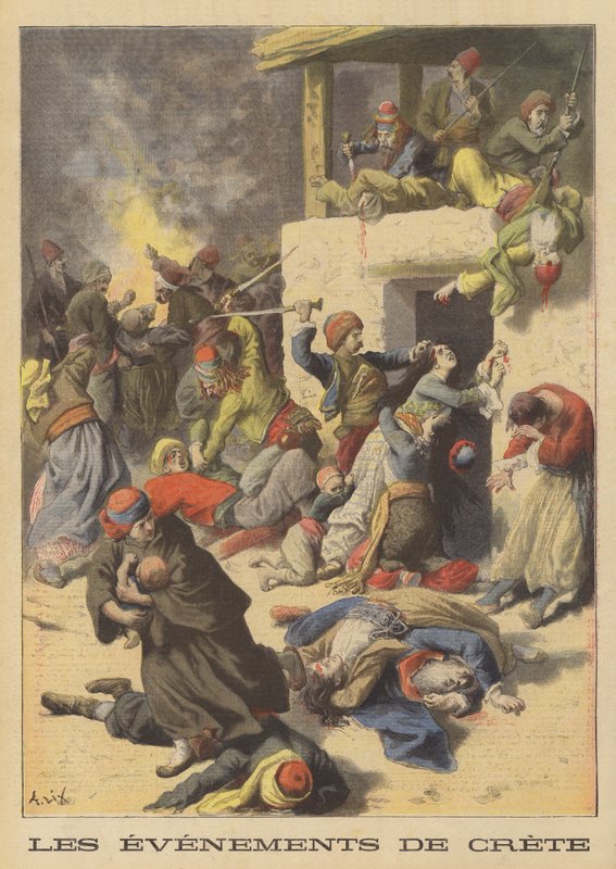 Girit'te huzursuzluk by Frederic Theodore Lix