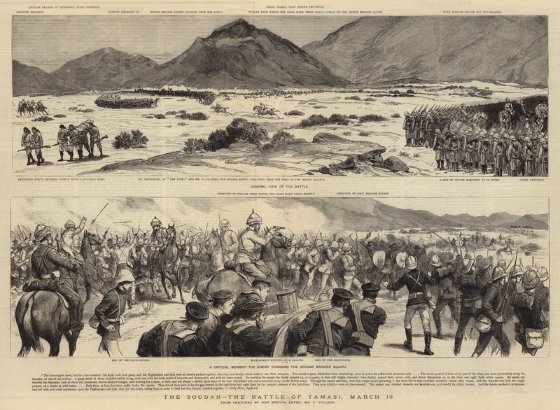 Soudan, Tamasi Savaşı, 13 Mart by Frederic Villiers