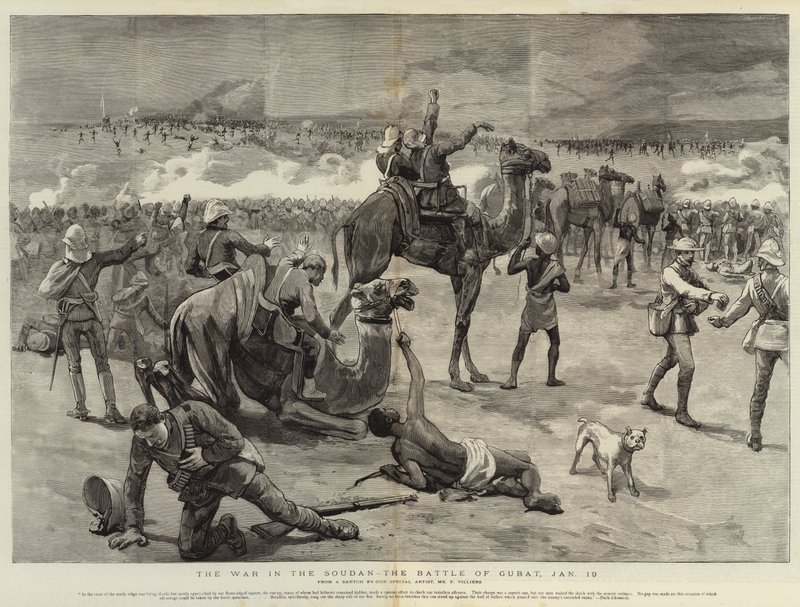 Sudan Savaşı, Gubat Savaşı, 19 Ocak by Frederic Villiers