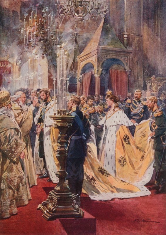 İmparatorun taç giyme töreni by Frederic de Haenen