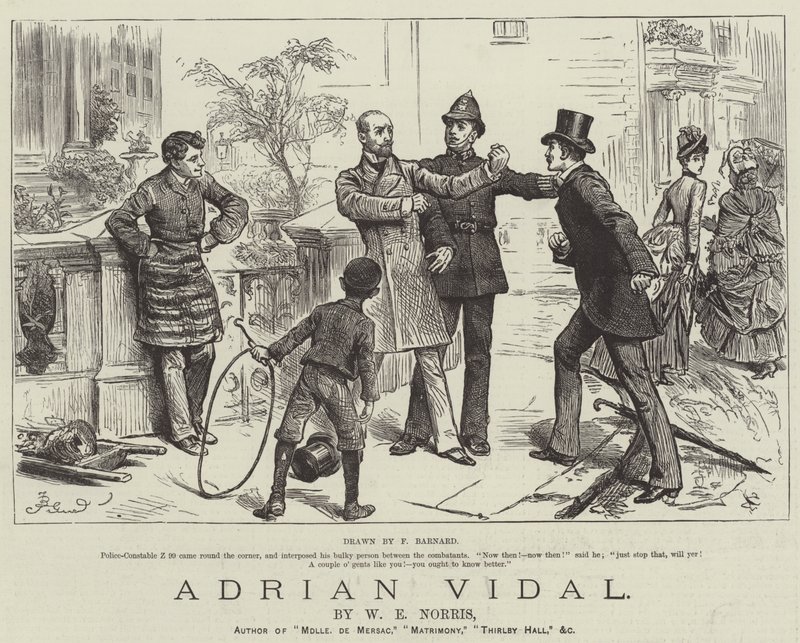 Adrian Vidal, WE Norris by Frederick Barnard
