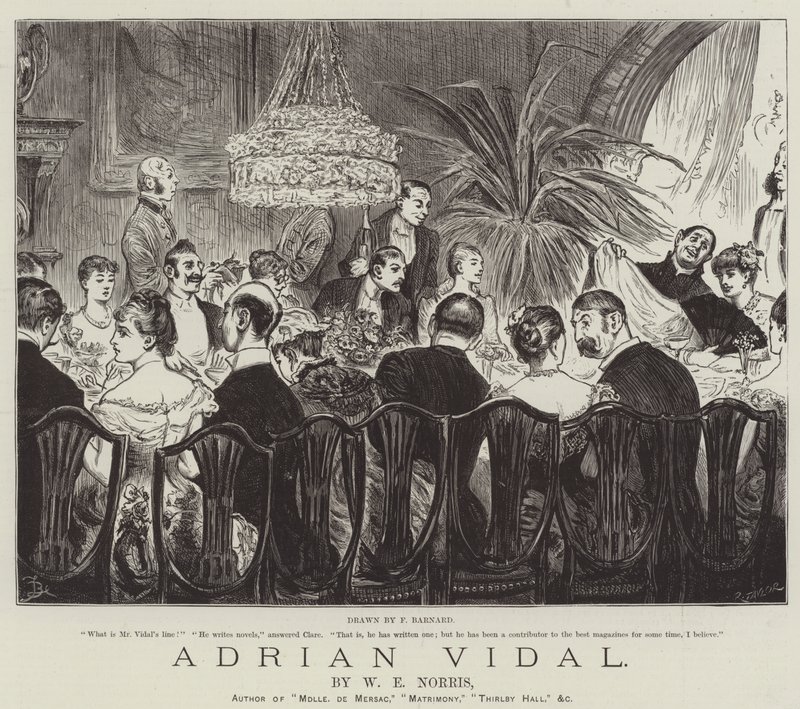 Adrian Vidal, WE Norris by Frederick Barnard