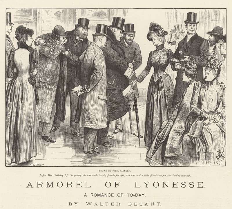 Lyonesse Zırhı, Bugünün Romantizmi, Walter Besant by Frederick Barnard