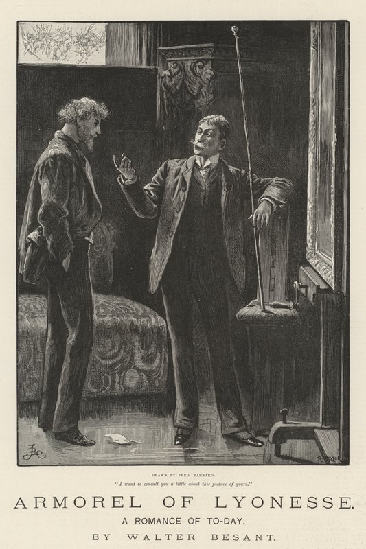 Lyonesse Zırhı, Bugünün Romantizmi, Walter Besant by Frederick Barnard