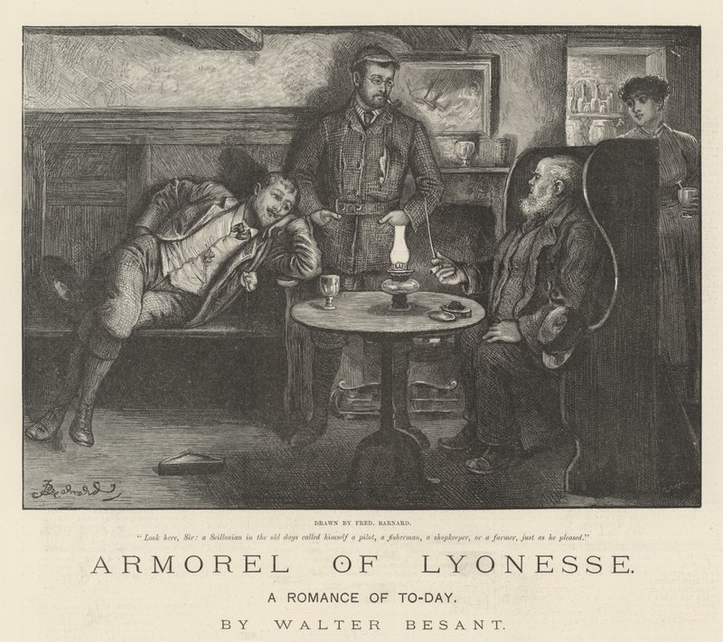 Lyonesse Zırhı, Bugünün Romantizmi, Walter Besant by Frederick Barnard