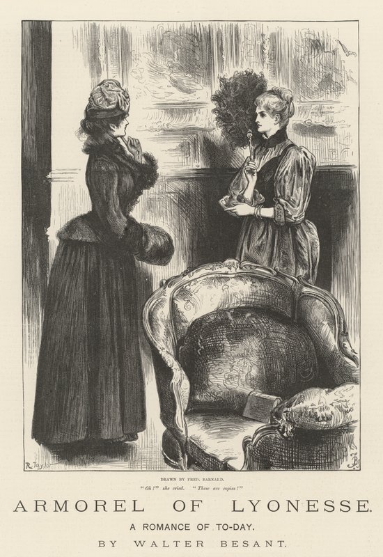 Lyonesse Zırhı, Bugünün Romantizmi, Walter Besant by Frederick Barnard