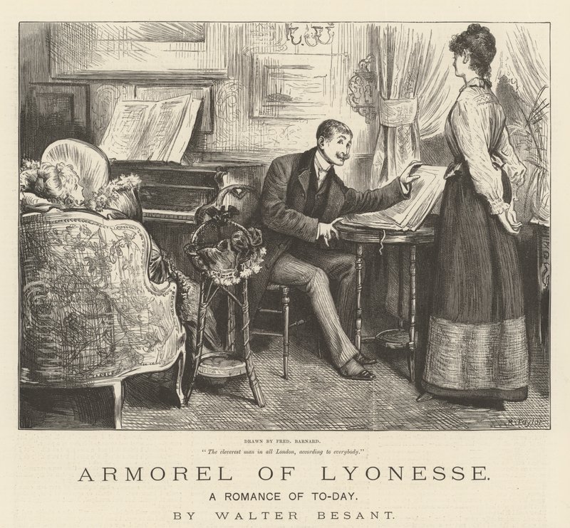 Lyonesse Zırhı, Bugünün Romantizmi, Walter Besant by Frederick Barnard